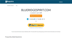 Desktop Screenshot of blueridgespirit.com