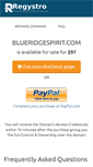 Mobile Screenshot of blueridgespirit.com